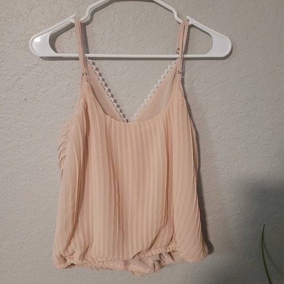 Anthropologie Blush Blouse with Spaghetti Straps - Size Small - Picture 2 of 5